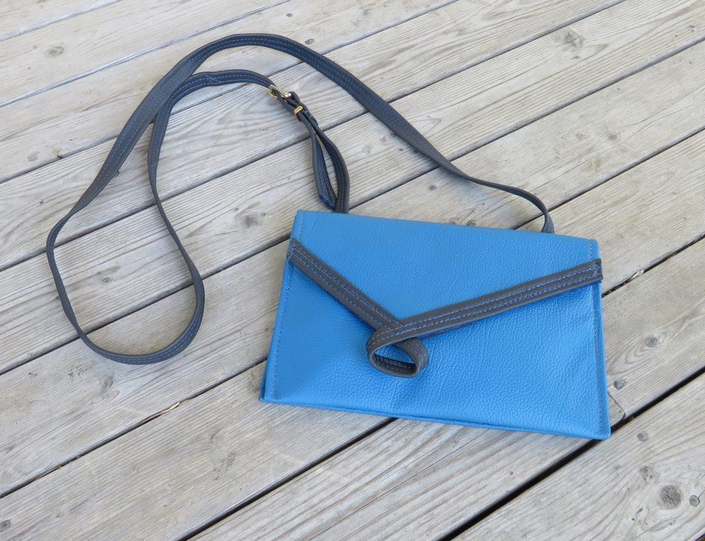 Arrowthmith Leather Loop Wide Bright Blue & Deep Blue
